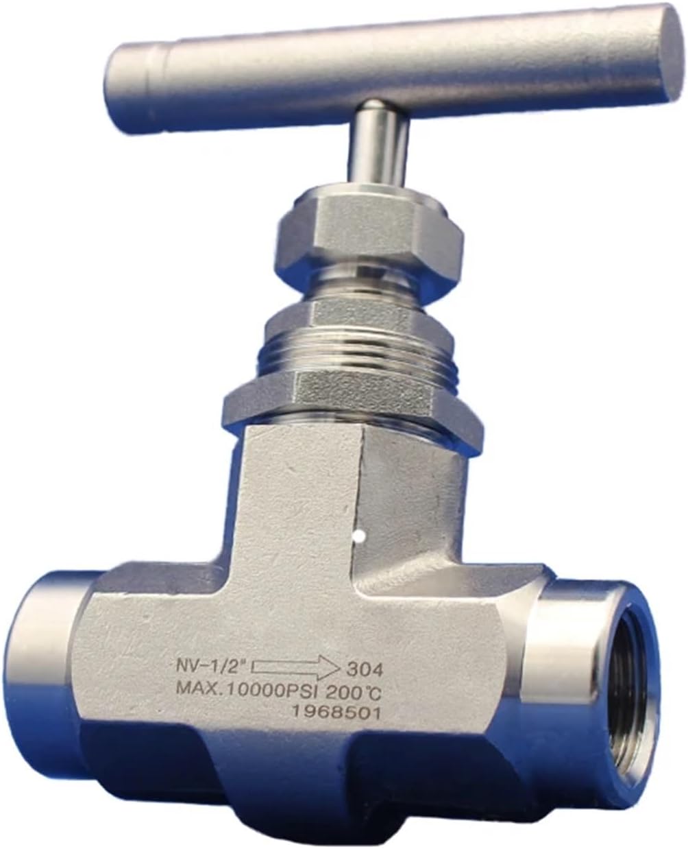 DN10 DN15 Female Thread Needle Globe Valve 3/8" 1/2" 304 Stainless Steel High Pressure Needle Valve(3/8")