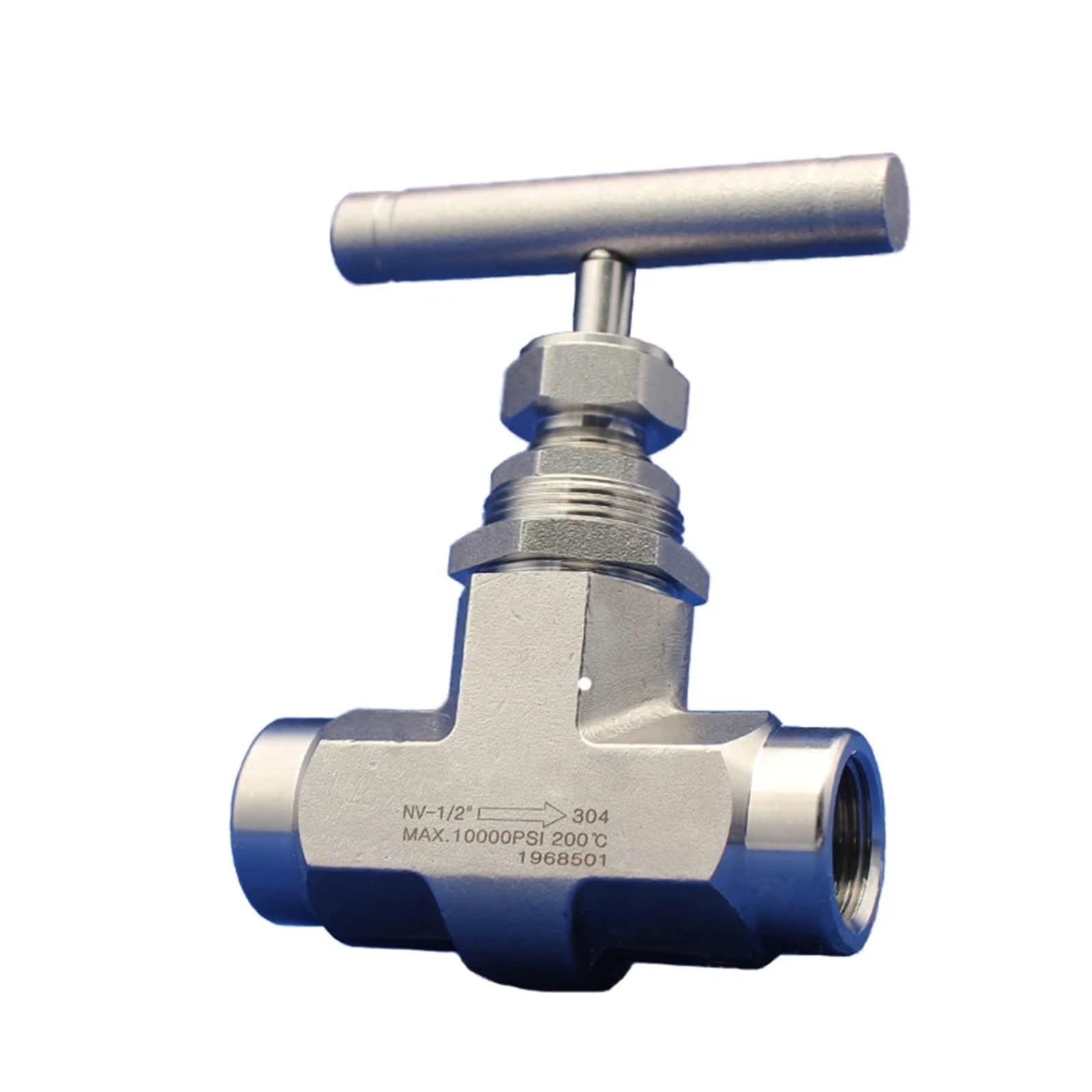 Válvula de aguja DN15 de acero inoxidable 304 con rosca hembra de 1/2 pulgada