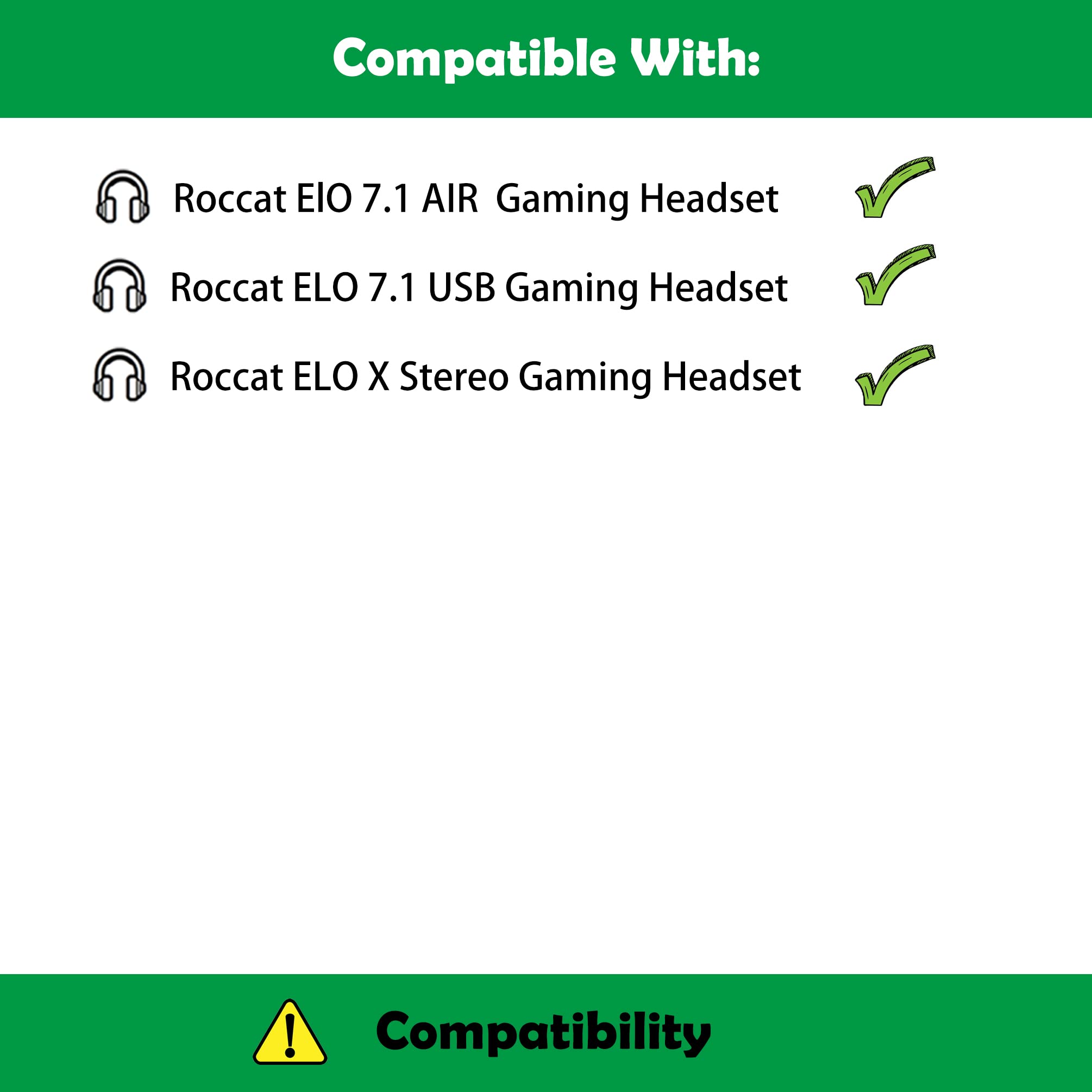 Velluto Tipo B Cuscinetti Auricolari Di Ricambio Per Cuffie Roccat Elo 71 Air Elo 71usb Elo X~p129409420 - Foto 7