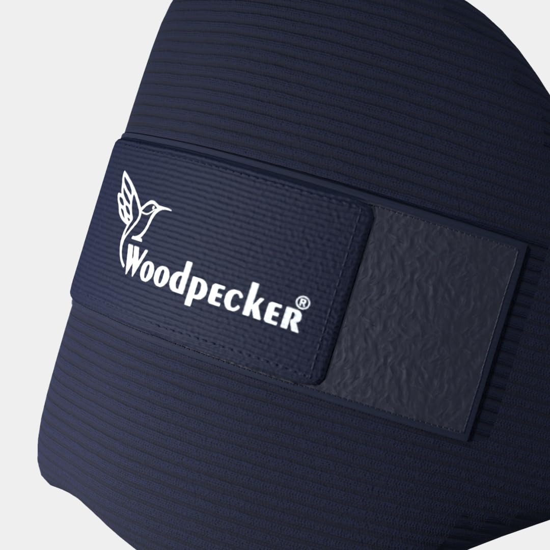 Woodpecker Professional Cricket Chest Guard with High-Density Foam Padding | Lightweight Shock-Absorbing Protective Gear for Batsman | (Blue, Small) 3