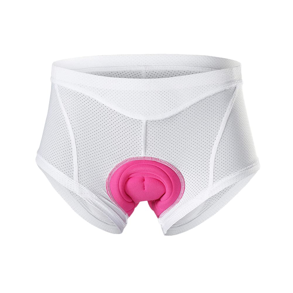 GUOCU Short de Cyclisme Femmes sous-Vêtement de Cyclisme Shorts de Vélo 3D Gel Rembourré Cuissard Velo Court Pantalons de Cycliste Vélos VTT Respirant Léger Séchage Rapide Caleçon de Cyclisme