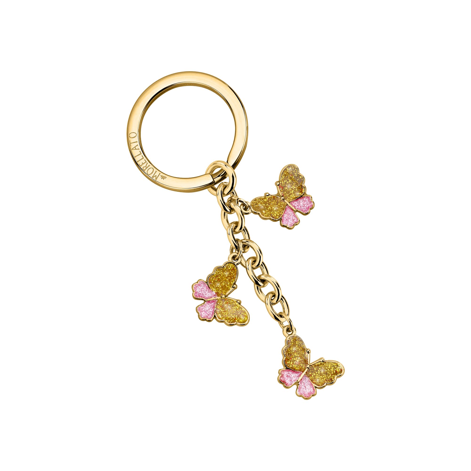 MORELLATO Portachiavi Donna Farfalla In Acciaio - Collezione MAGIC, Regalo Elegante, SD0409