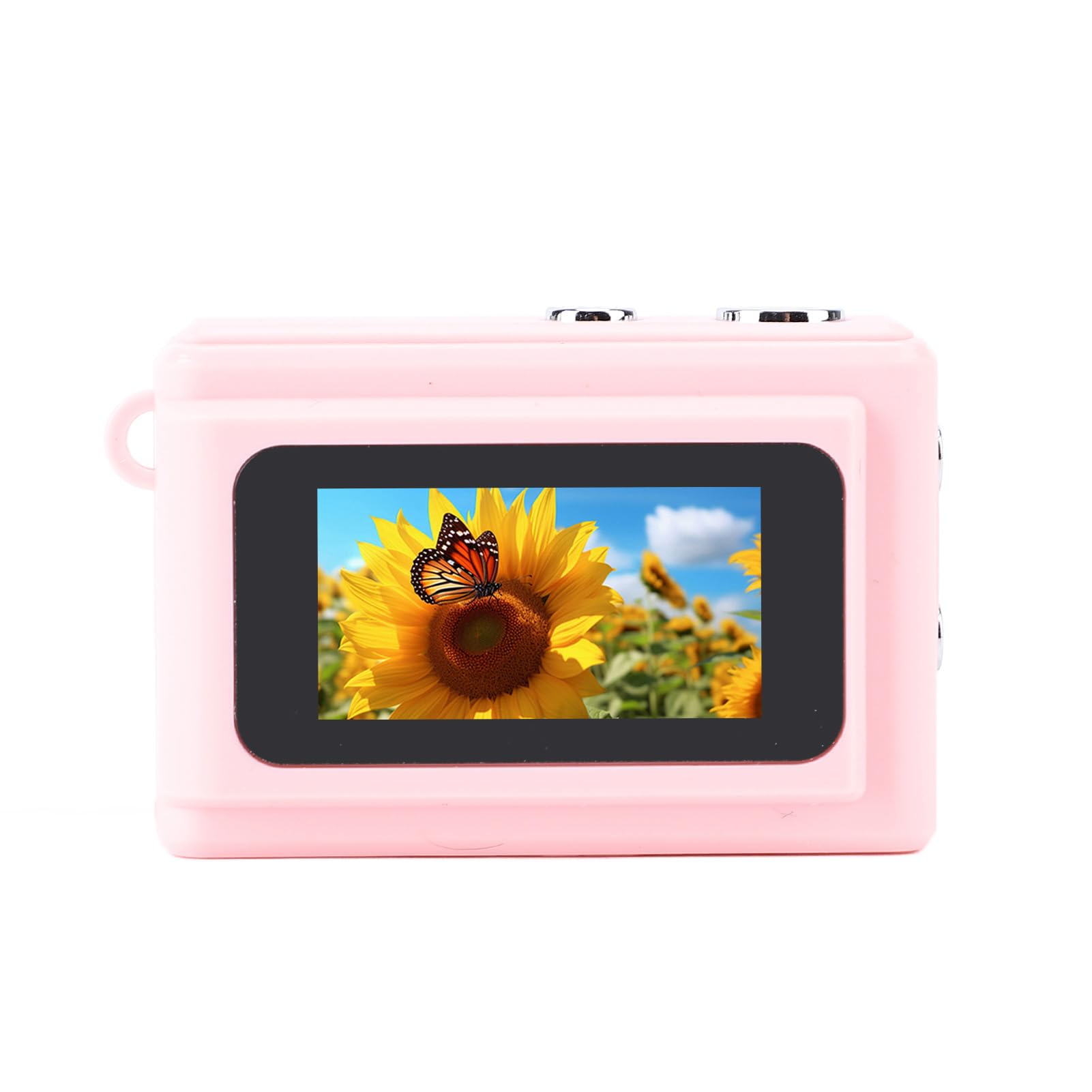 Jectse Pink 1080P 12MP HD Portable Camera Camcorder with 0.96 Inch Screen, Digital Camera Video Recorder, USB C Instant Sharing (Pin)-image-4