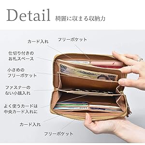 Amazon | [ハレルヤ] ボタニカル ペイズリー長財布 馬革 メンズ