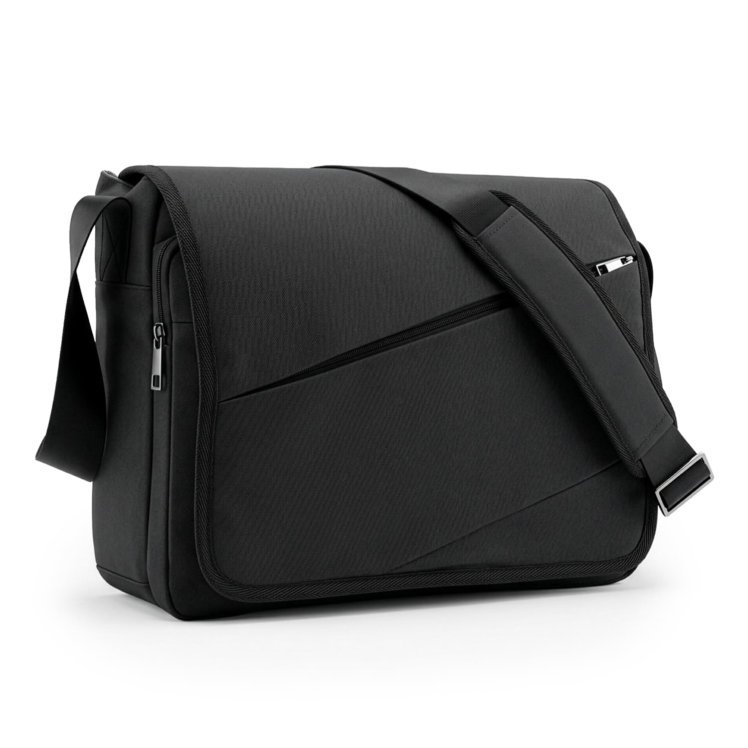 FATMUG Messenger Crossbody Shoulder Sling Bag for Office Business College use for Men and Women - Small size Laptop (13.5 In) Student Bag - Multi-Colour-image-31