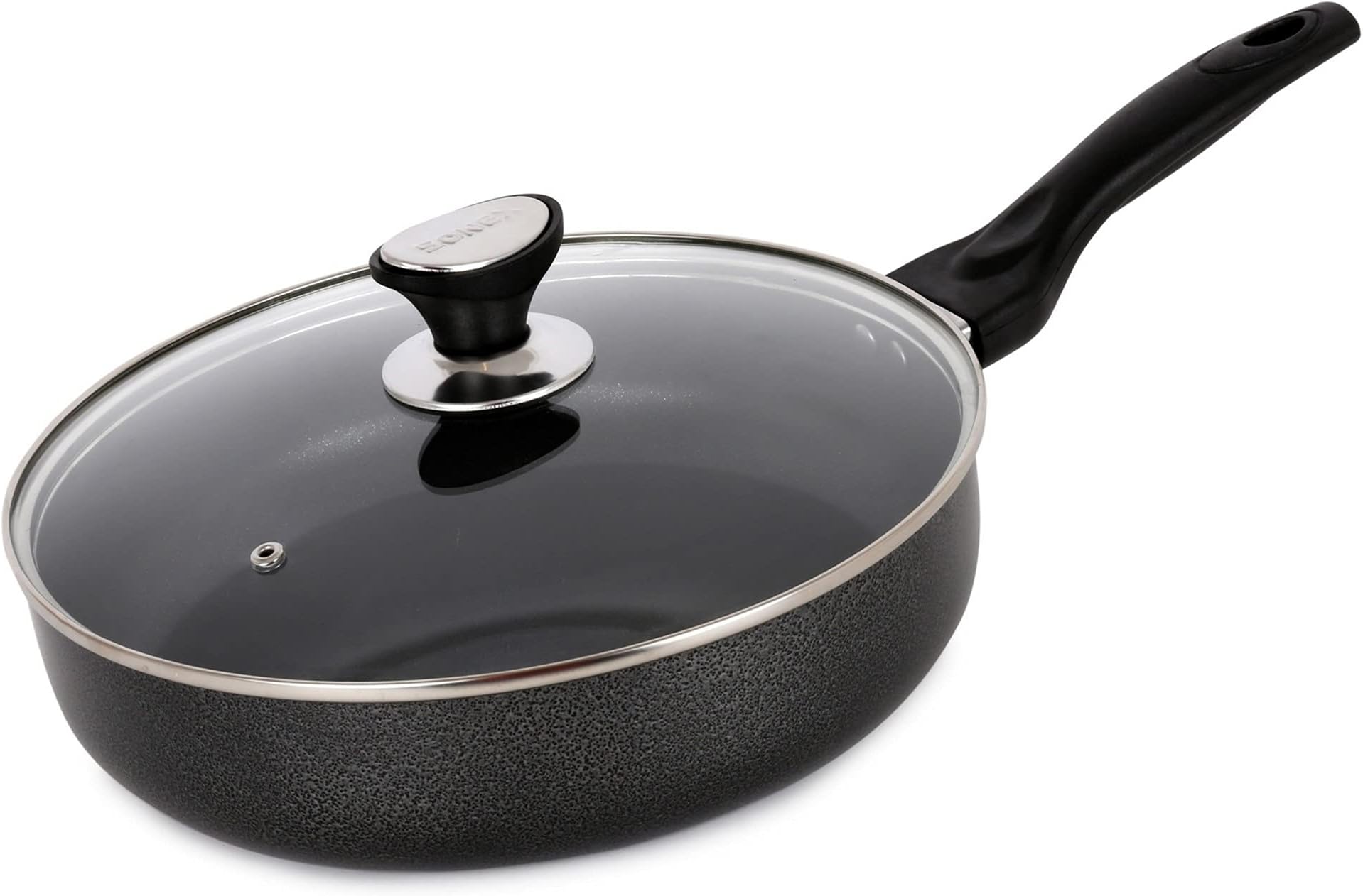 Premier Cookware Essentials Frying Pan with Lid Non Stick Fry Pan