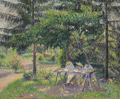 Toile Jacob Pissarro impression 60x90cm de peinture impressionniste pour salon
