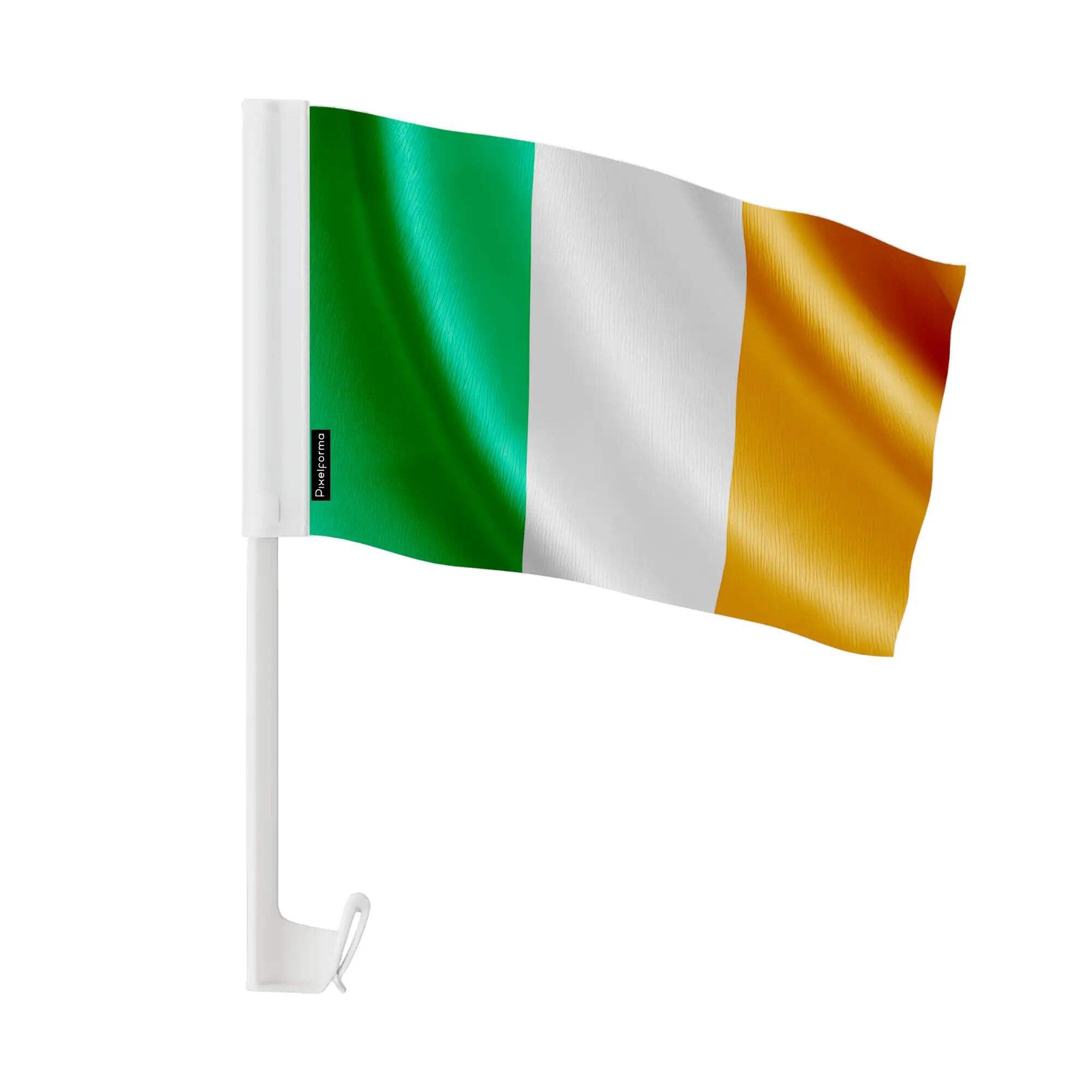 Drapeau Voiture Irlande en Polyester fini les pénuries d'accessoires de supporter - 3