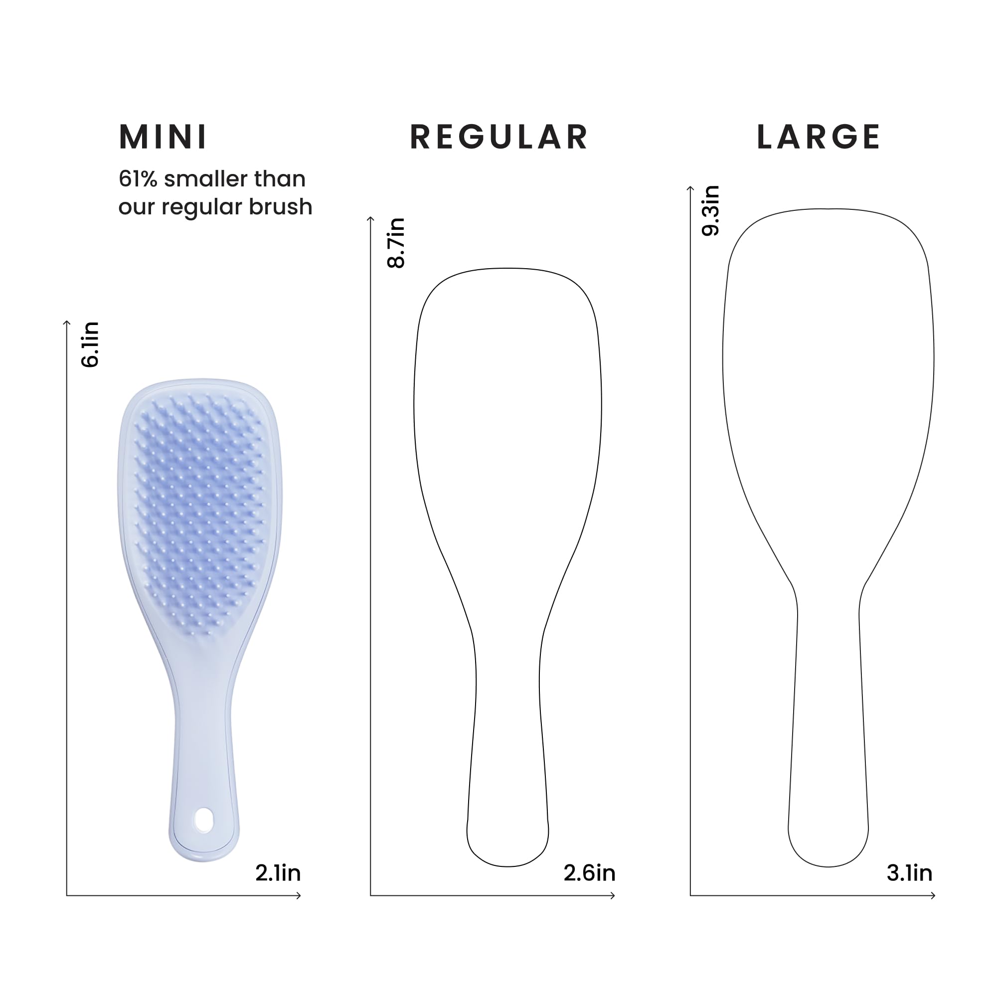 Tangle Teezer The Ultimate Detangler Digital Lavender Mini Boy Saç Fırçası-Tarak