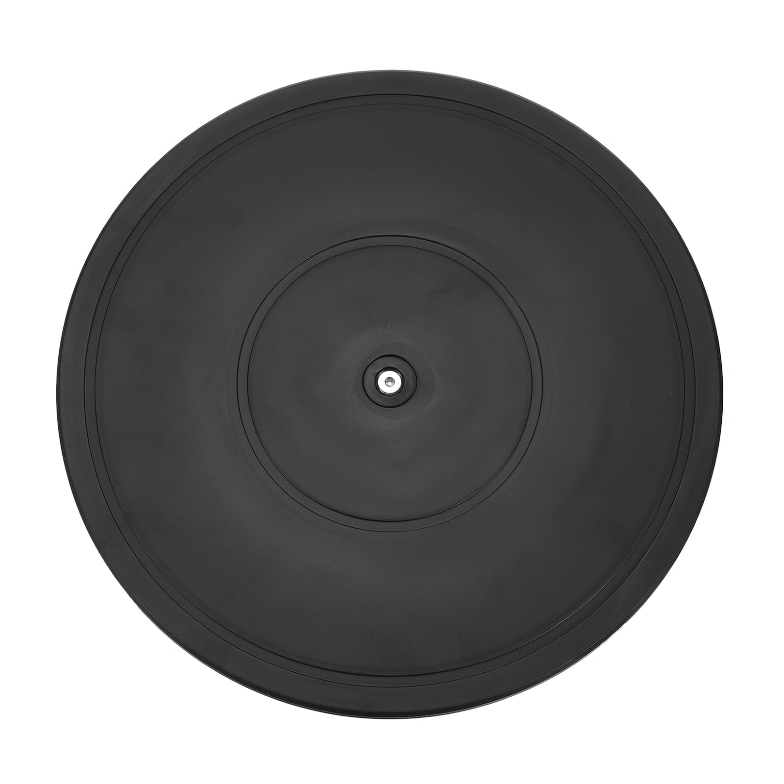 sourcing map 12 Inch Rotating Swivel Stand with Steel Ball Bearings, 360 Degree Rotating Lazy Susan Turntable Organizer Round Rotating Plate for TV Sculpture Computers Monitor, Black