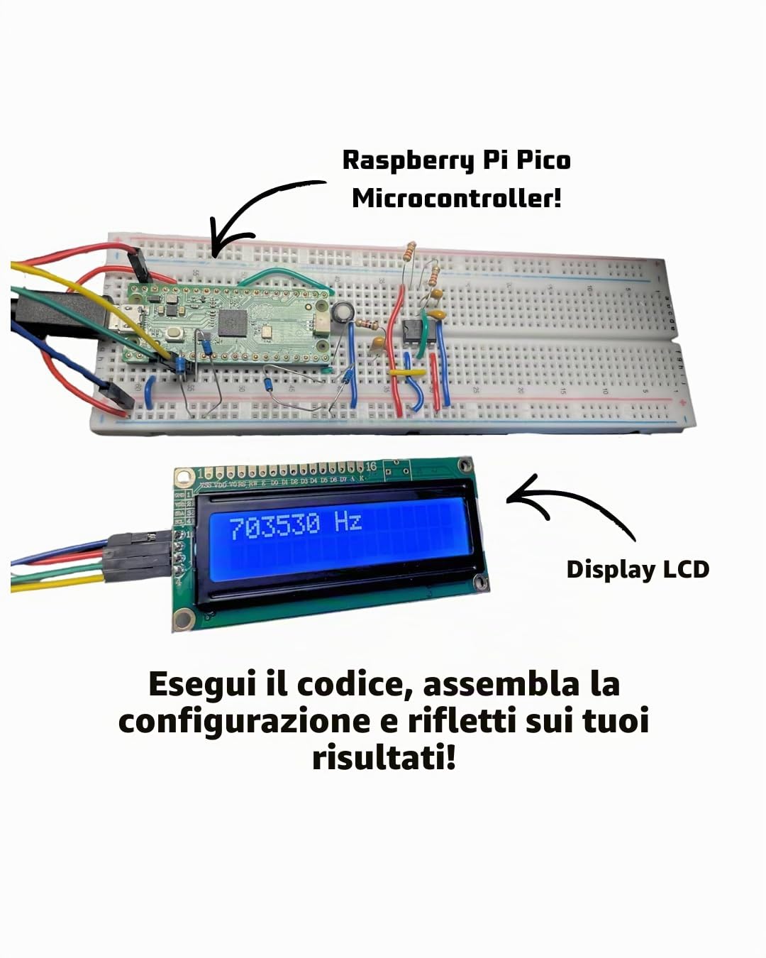 Produttore: Kit di elettronica radio - Il pacchetto di componenti segue esperimenti, progetti fai da te e circuiti, inclusi adattamenti del microcontroller Raspberry Pi nel libro in brossura 2024 di
