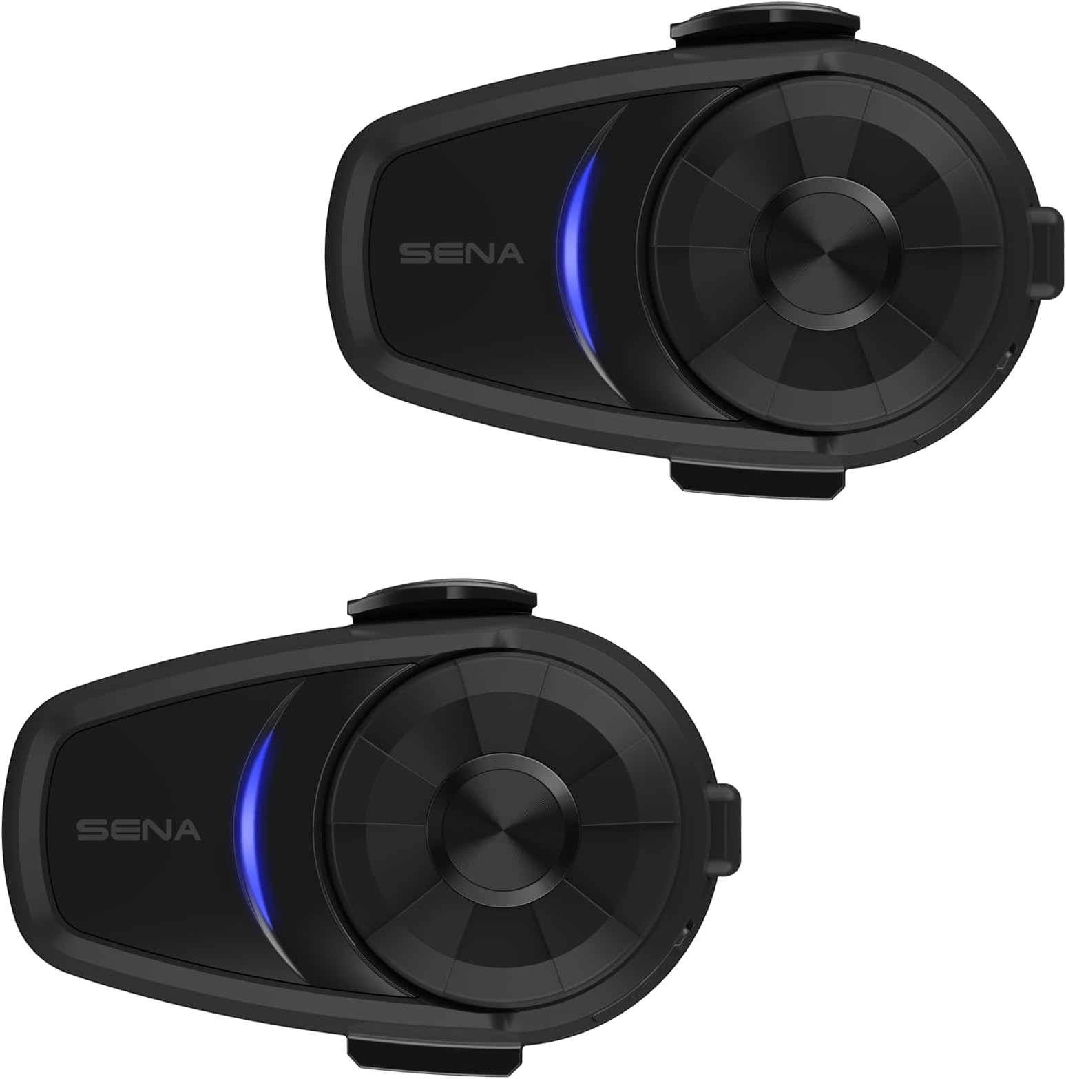 Sena 10S Motorcycle Bluetooth Headset Communication System, Dual Pack