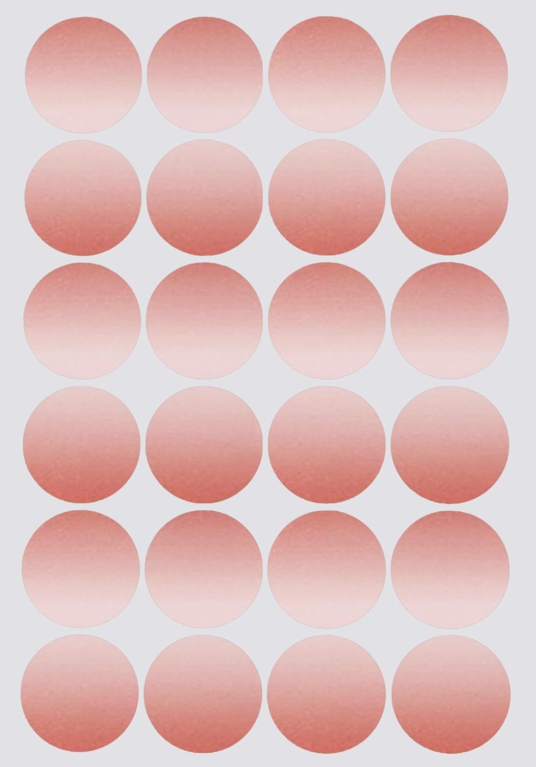 Royal Green Rose Gold Stickers Dots 1 inch Round Envelope