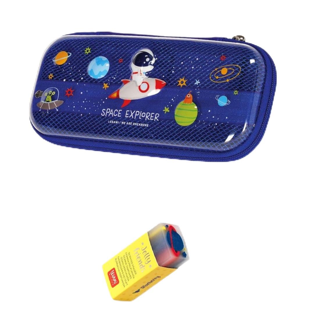 LEGAMI - Wonderwow Federmäppchen Space mit Radiergummi