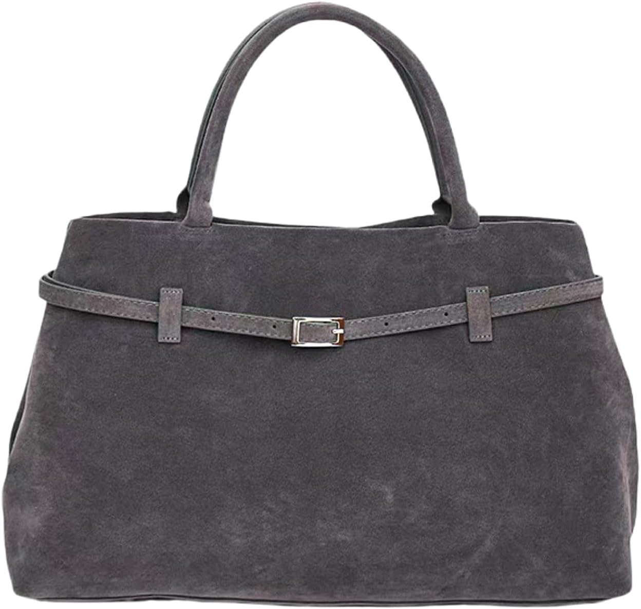 Tote Bag Large Carry All Hobo Handbag Weekender Travel Purse Suede Brown Satchel Slouchy for Women Work Everyday