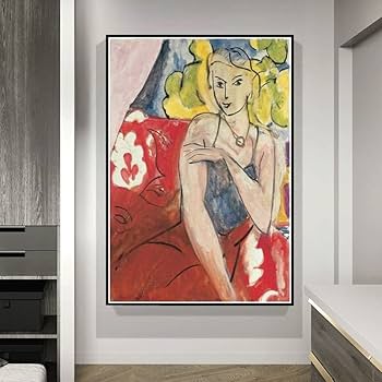 アンリ・マティス 油絵　世界名画 カラフル アート 油絵 原画 油彩画　模写 hana-cart29-184.jpg
