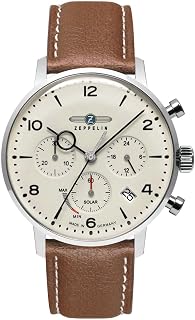 lz129 Hindenburg Mens Analogue Quartz Watch with Calfskin Bracelet 8086-5n