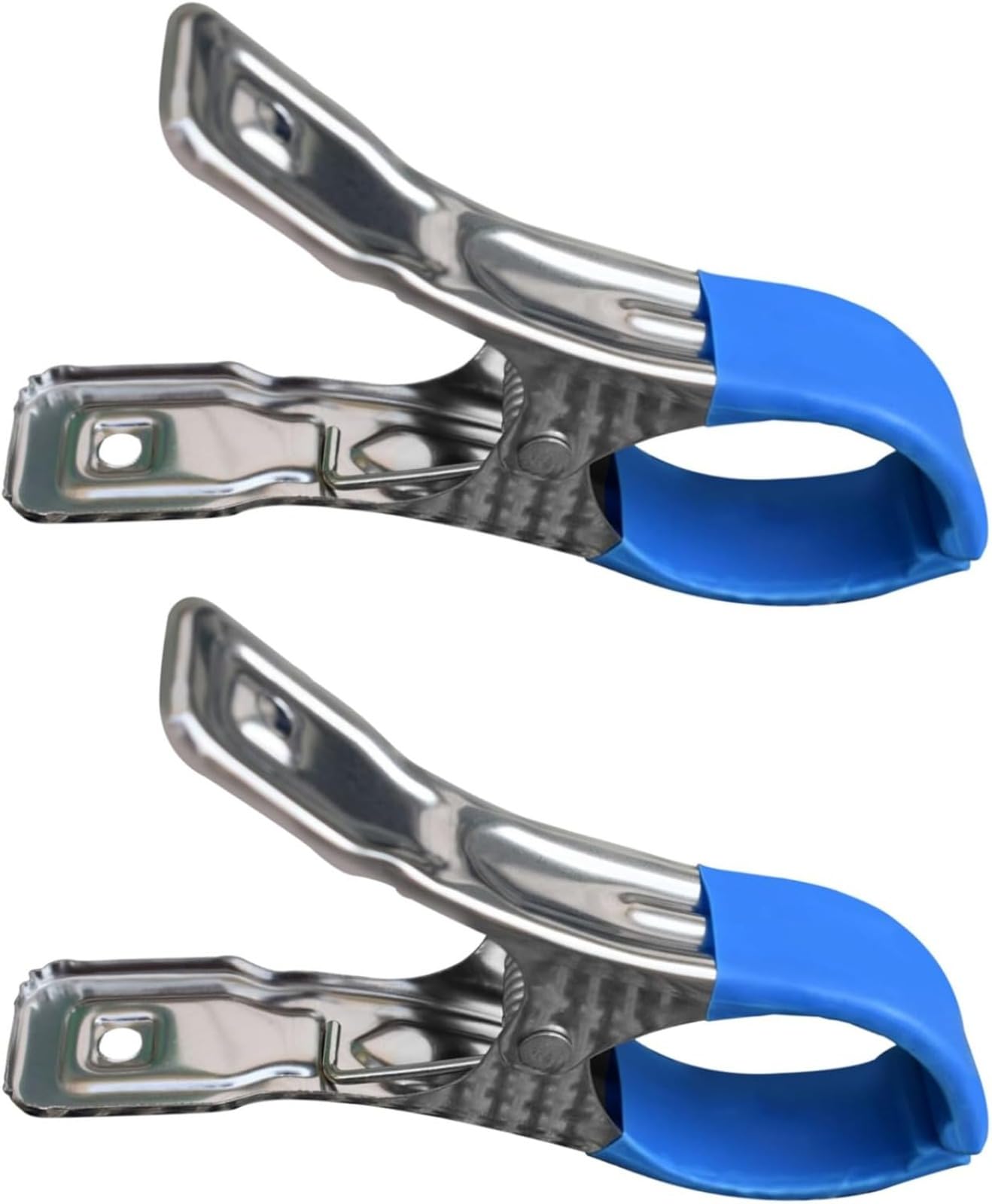 Generic 30 Stück Metallklammern für Oberirdische Pools, siloplane Poolklammern, Poolabdeckungs Klemmzwingen mit Starker Spannkraft, Federzwingen mit Schutzfolie