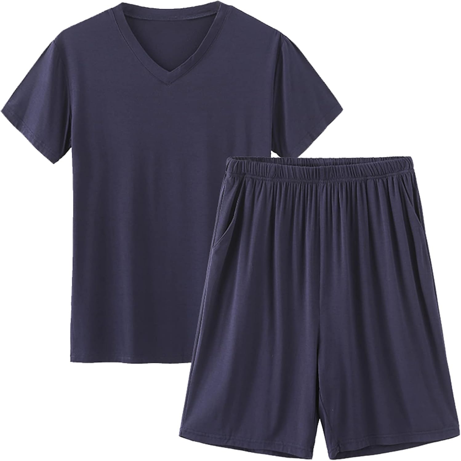 Mens 2 Piece Short Set Summer Outfits...