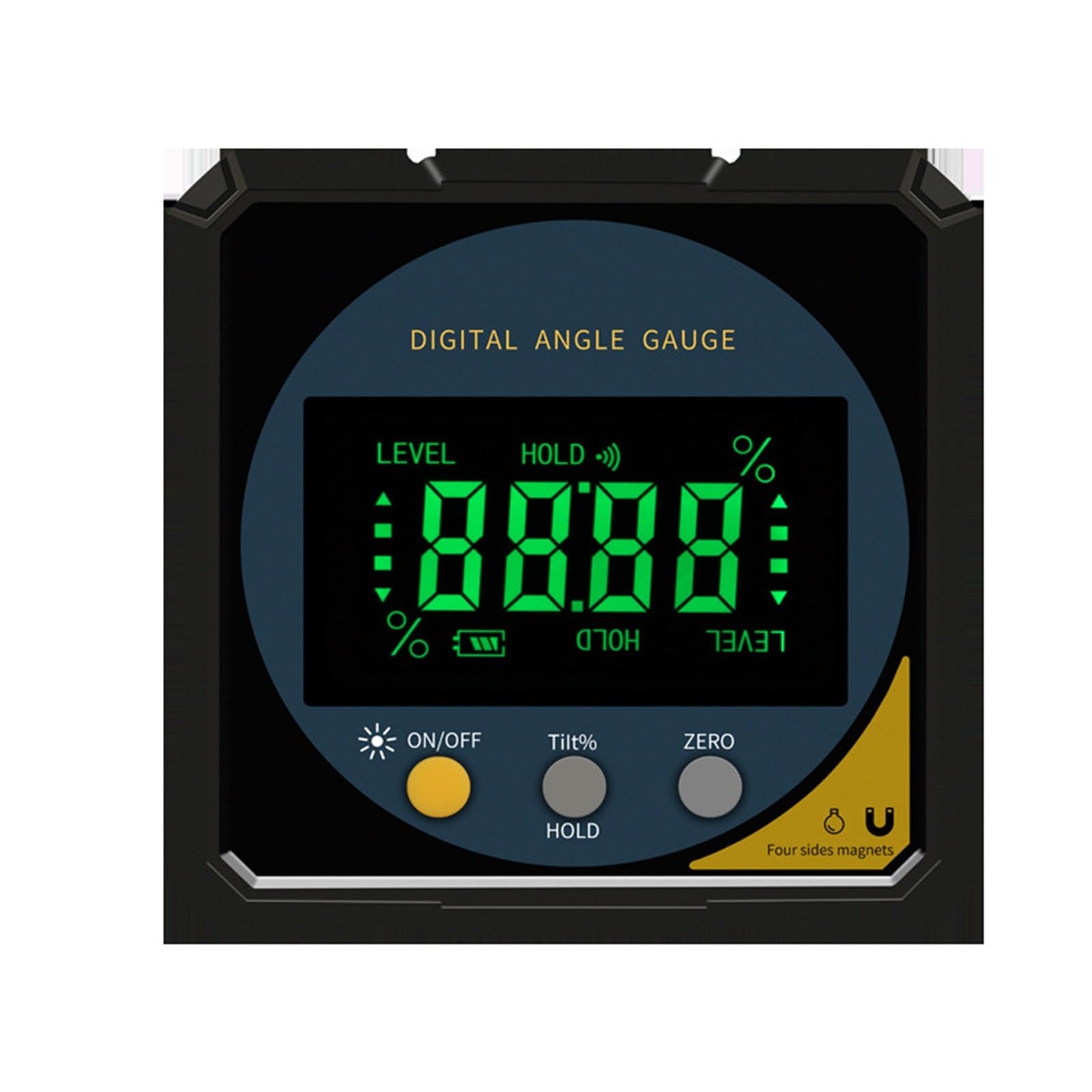 Digital Angle Finder, Digital Protractor USB Inclinometer 360° Level Angle Finder High Precision Goniometer Magnet Tilt Measuring Tools,Inclinometer