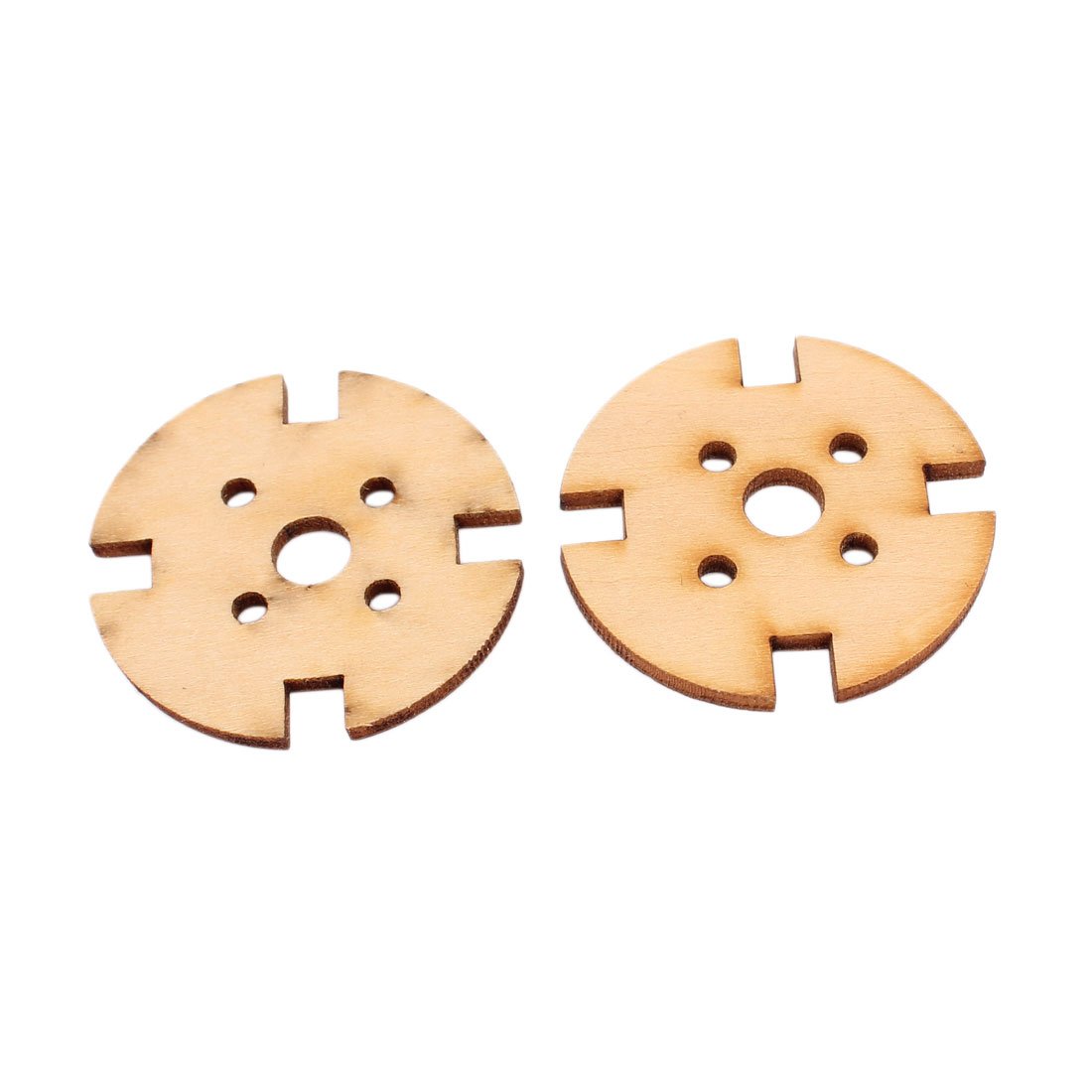 Aexit 5pcs Round Electrical equipment Wooden Mount 40mm for RC Model Airplane 2212 2208 Brushless Motor