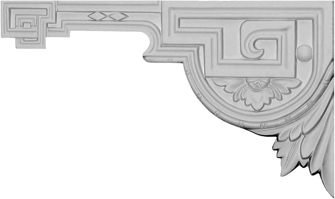 Ekena Millwork SB11X06LE-L Legacy, Left Stair Brackets, 11"W x 6 3/8"H x 1/2"D, Primed