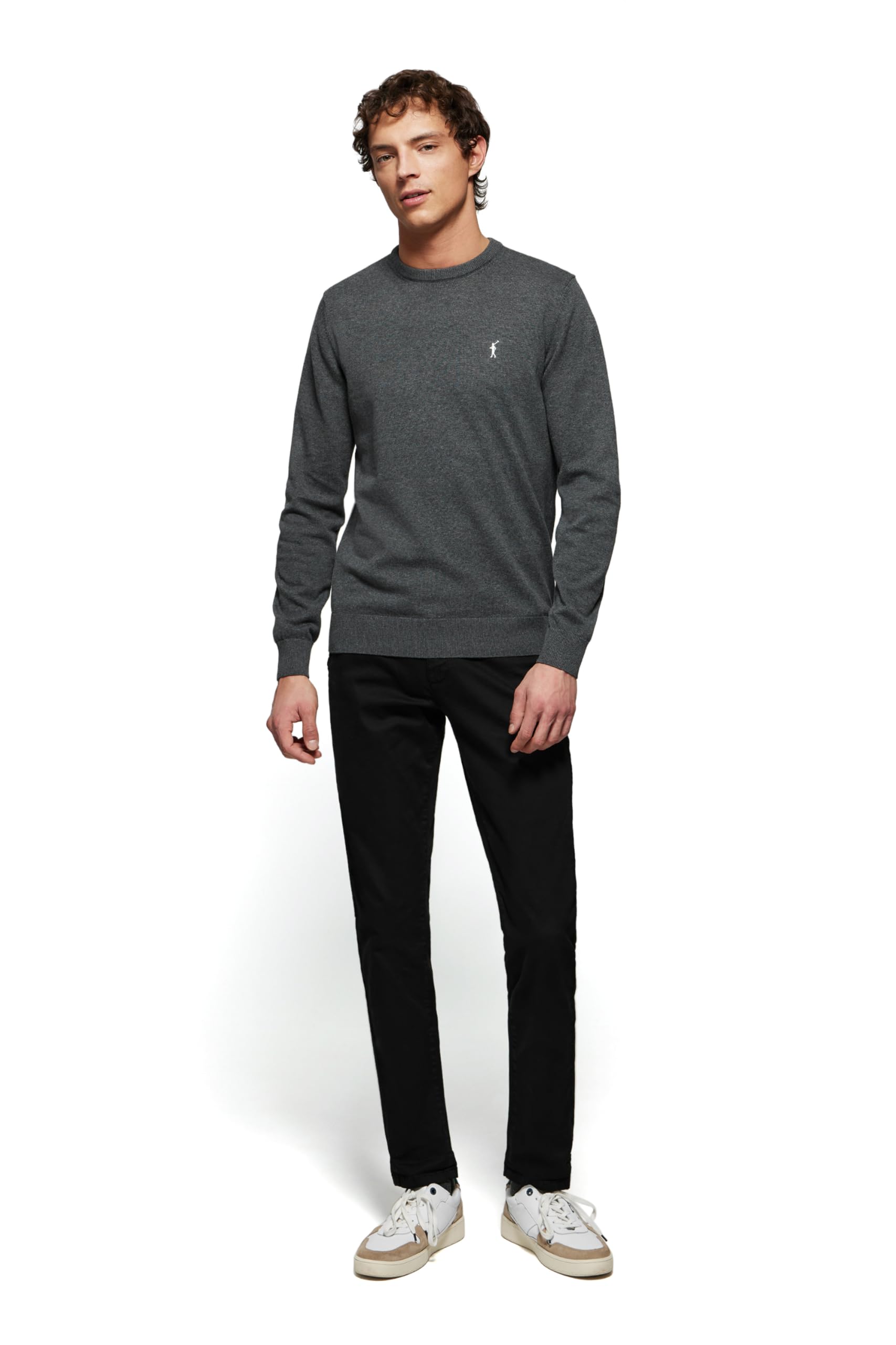 Polo Club Maglione Manica Lunga Uomo Maglioni Girocollo Crew Neck Pullover 100% Cotone