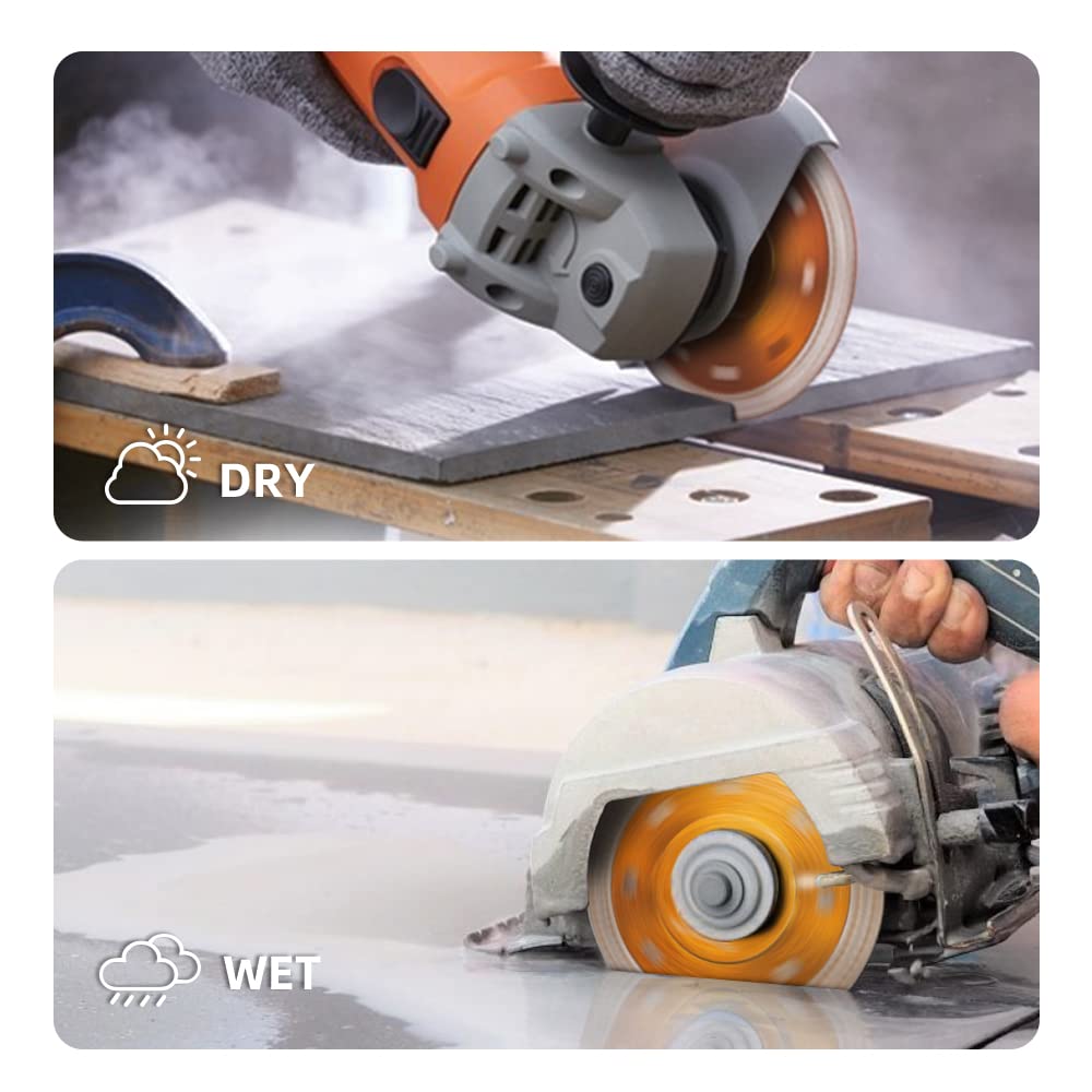 5Pcs/Lot 4.5" Super Thin Porcelain Tile Saw Blade Porcelain Diamond Blade Cutting for Granite Marlbe Tiles