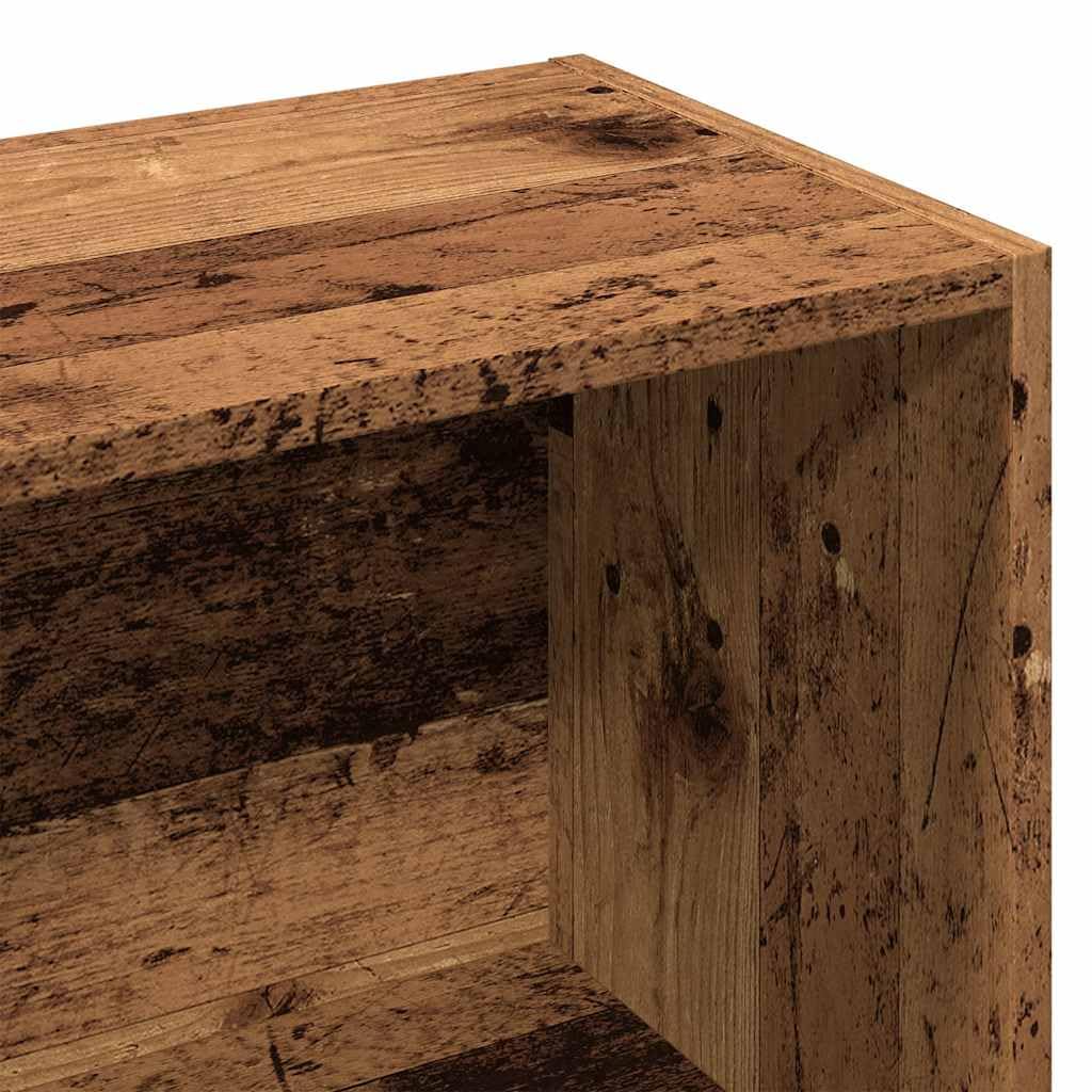 Generisch Bücherschrank Altholz-Optik 60,5x30x90 cm Holzwerkstoff,Möbel,Regalsysteme,Bücherregale Bücherschränke-855970