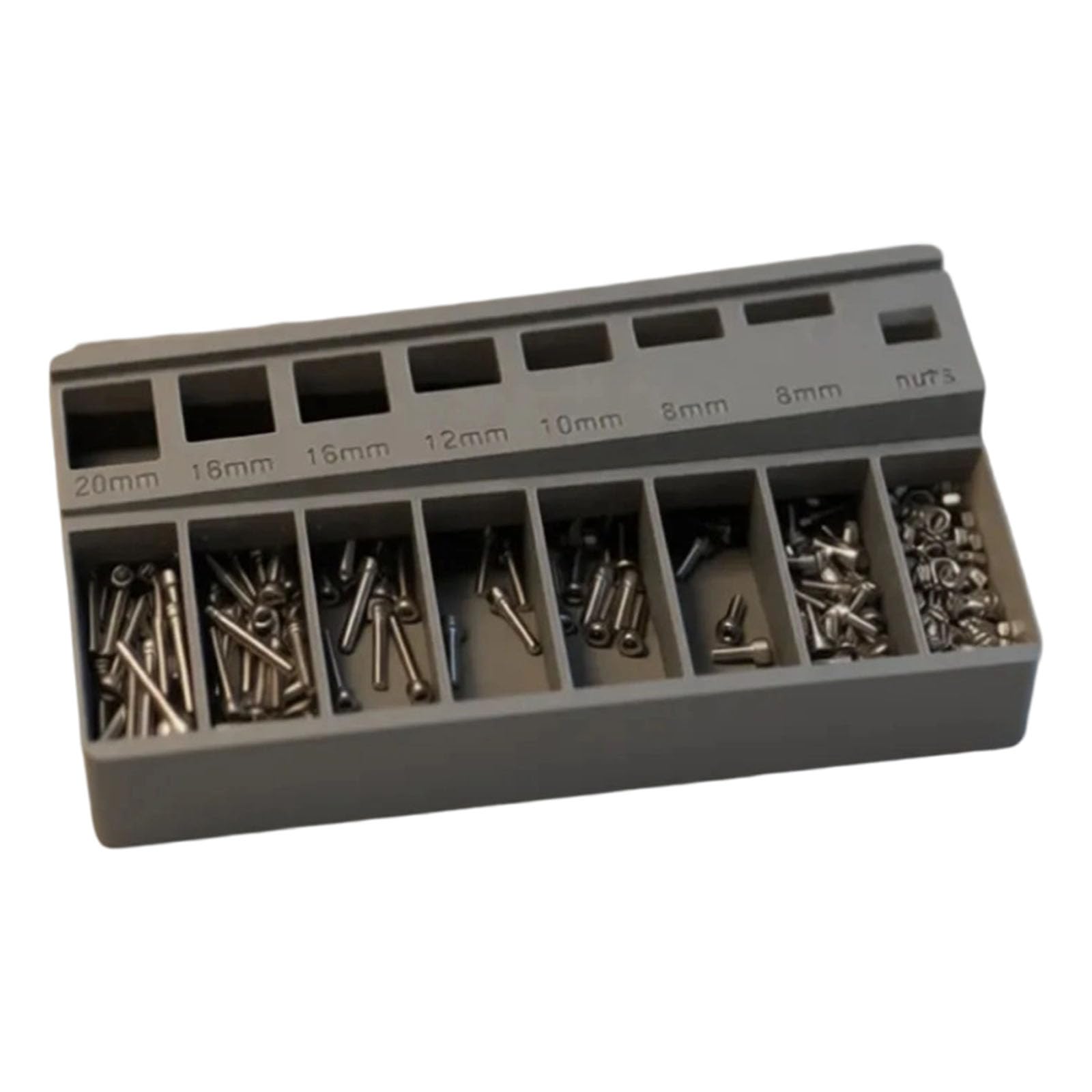 Multi Functional Screw Sorting Tray Suitable for Environments Including Home Workshops and Craft Areas Screw Box