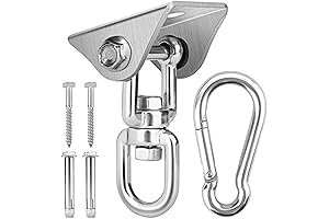 Yoga Swing Hammock Kit - 1200 LB Capacity Heavy Duty 360° Rotating