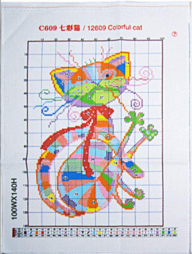 LovetheFamily フェンスの上の鳥 61&times;41cm DIY 手作り刺繍キット 正確な図柄印刷クロスステッチ 家庭刺繍装飾品