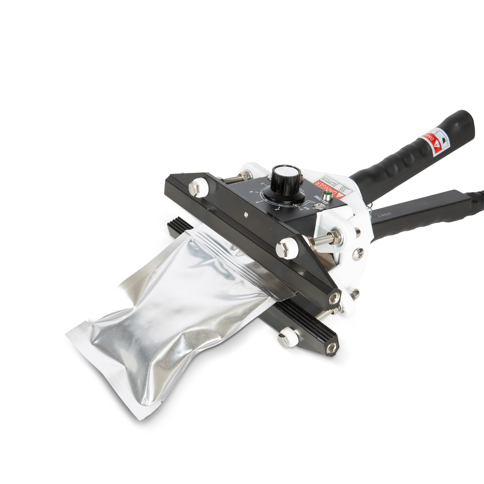 MUALROUS 200 mm hete sealapparaat, plastic zaksealapparaat, impulsealapparaat, vacuüm-levensmiddelsealmachine, zakverpakkingsmachine voor zakverzegelingsverpakking, krimpverpakkingsmachine (200 mm