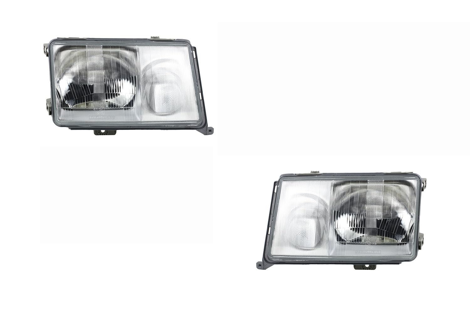 Johns, Faros halógenos aptos para Mercedes W124 89-93 H4 H3 juego L R