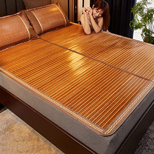 Esteiras De Dormir De Verão Esteira De Bambu Tradicional Rattan Almofada De Resfriamento Colchão Top