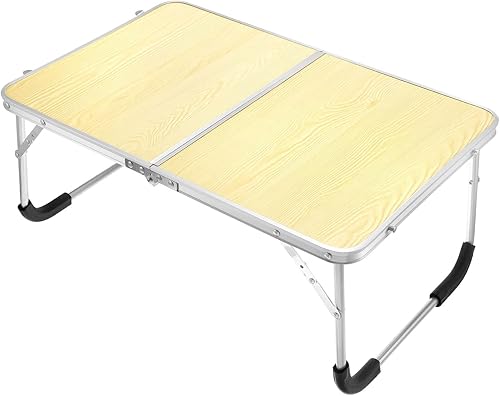 Miniatura 6 de PATIKIL Mesa plegable para laptop, escritorio de regazo portátil, mesa de picnic, mesa de cama, aperitivos, escritorios de trabajo para cama, sofá,
