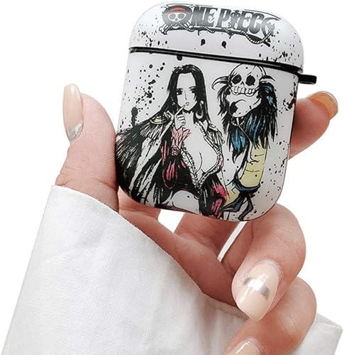 Miniatura 4 de Funda protectora para AirPods Pro, creativo y fresco anime héroe tema chino paisaje pintura estilo blanco negro suave silicona TPU cubierta de goma