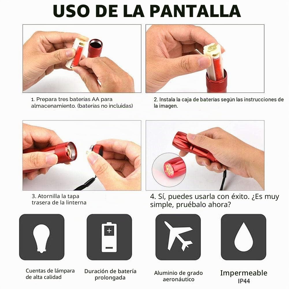 Buscador de venas, linterna LED Instrumento de pantalla vascular portátil portátil para niños mayores Dispositivo de venas subcutáneas de fácil búsqueda