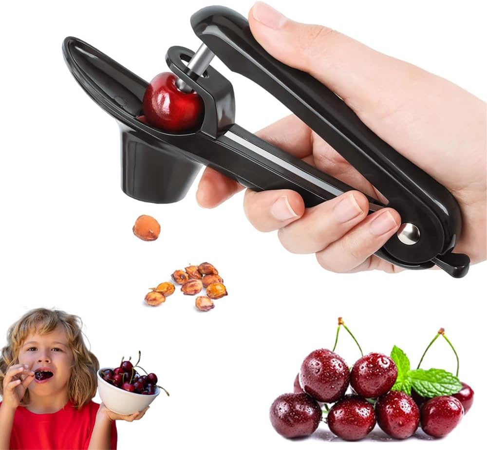 Cherry Pitter Tool,Stainless Steel Cherries Corer Pitter Tool with Save Time & Space for Making Cherry Jam