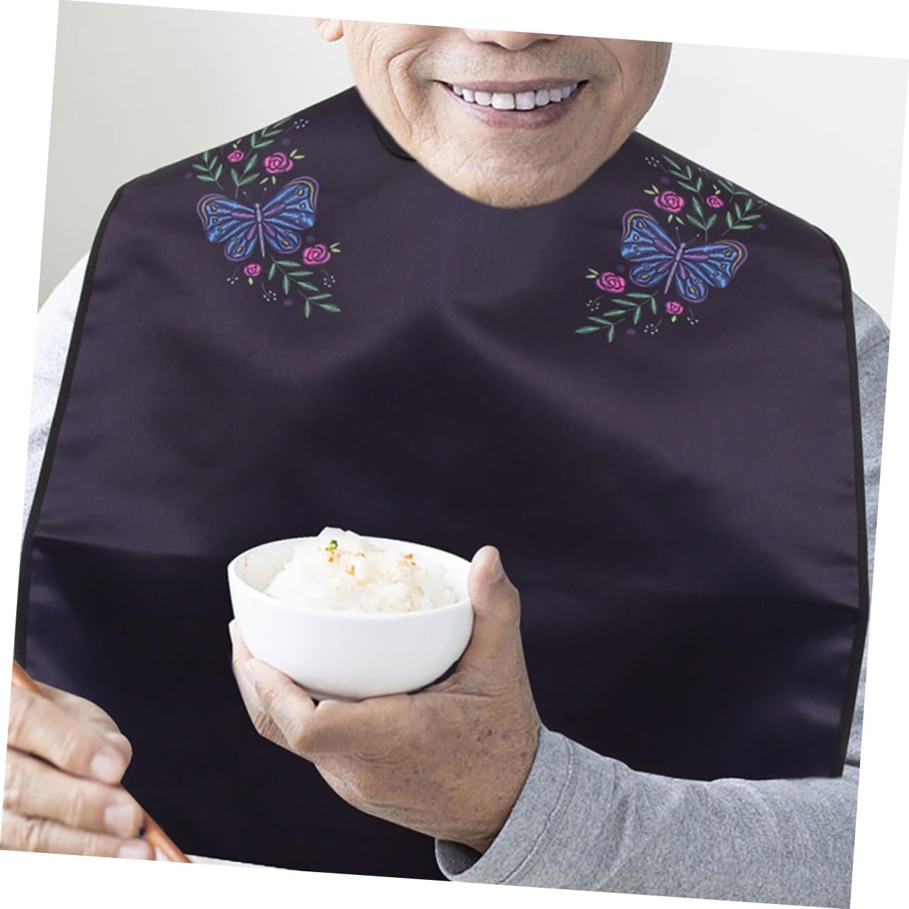 3pezzi Bavaglini Impermeabili Per Anziani Bavaglini Resistenti All Protezione Abbigliamento Per Adulti Per Pranzi e Facile e Riutilizzare