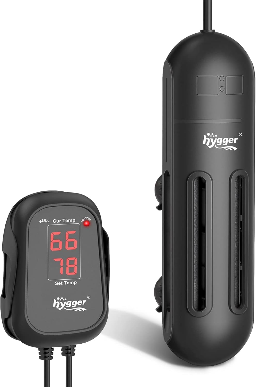 hygger 1000W Submersible Aquarium Heater with Digital