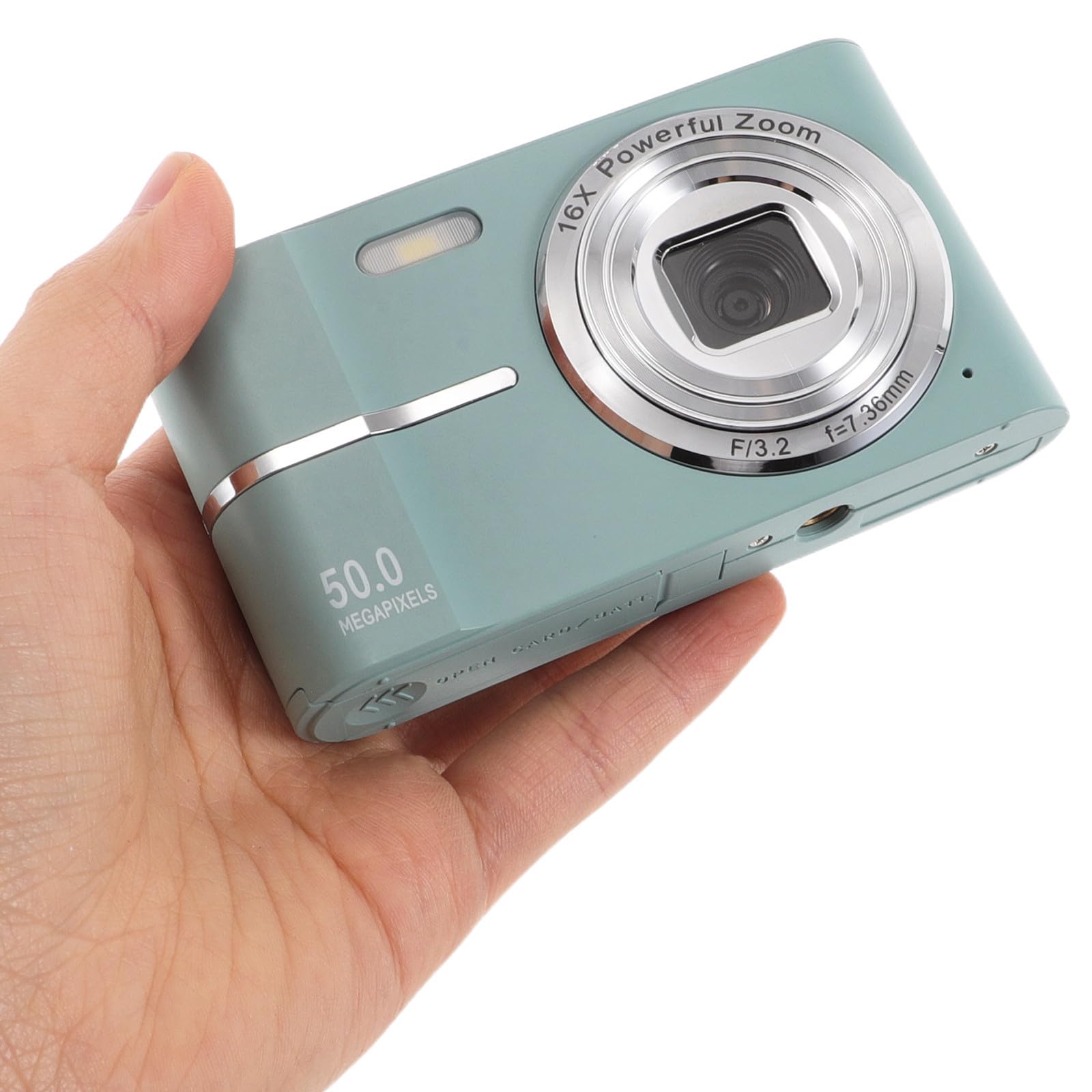 Mini Cámara Digital Compacta para Fotografía y Viaje con Zoom Digital 16x, Diseño Ligero de Abs Adecuado Edades y Uso Versátil