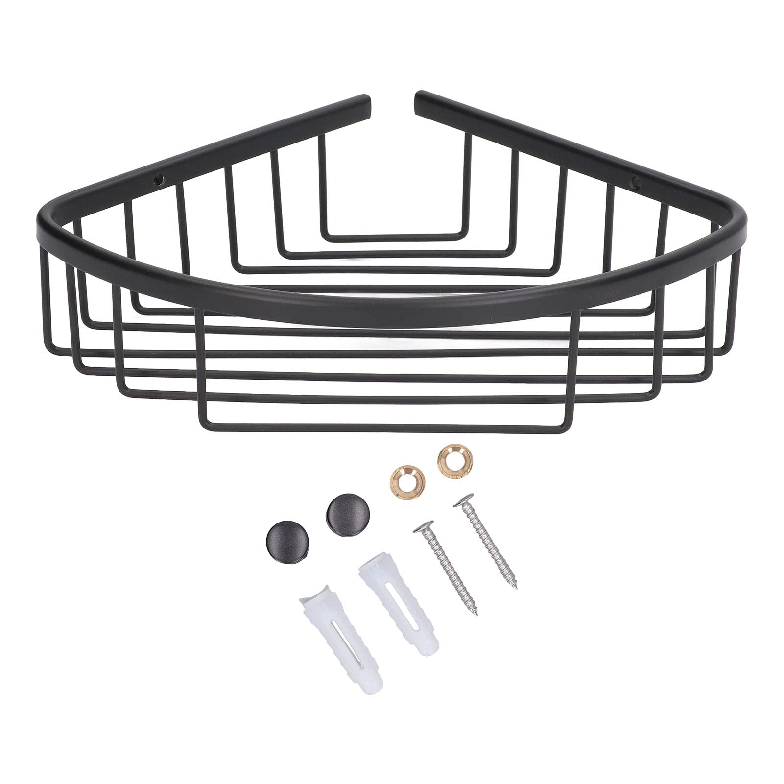 Stainless Steel Triangular Bathroom Shelf Rust Resistant Corner Shower Caddy Organizer Easy to Install Bathroom Shower Holder Rack