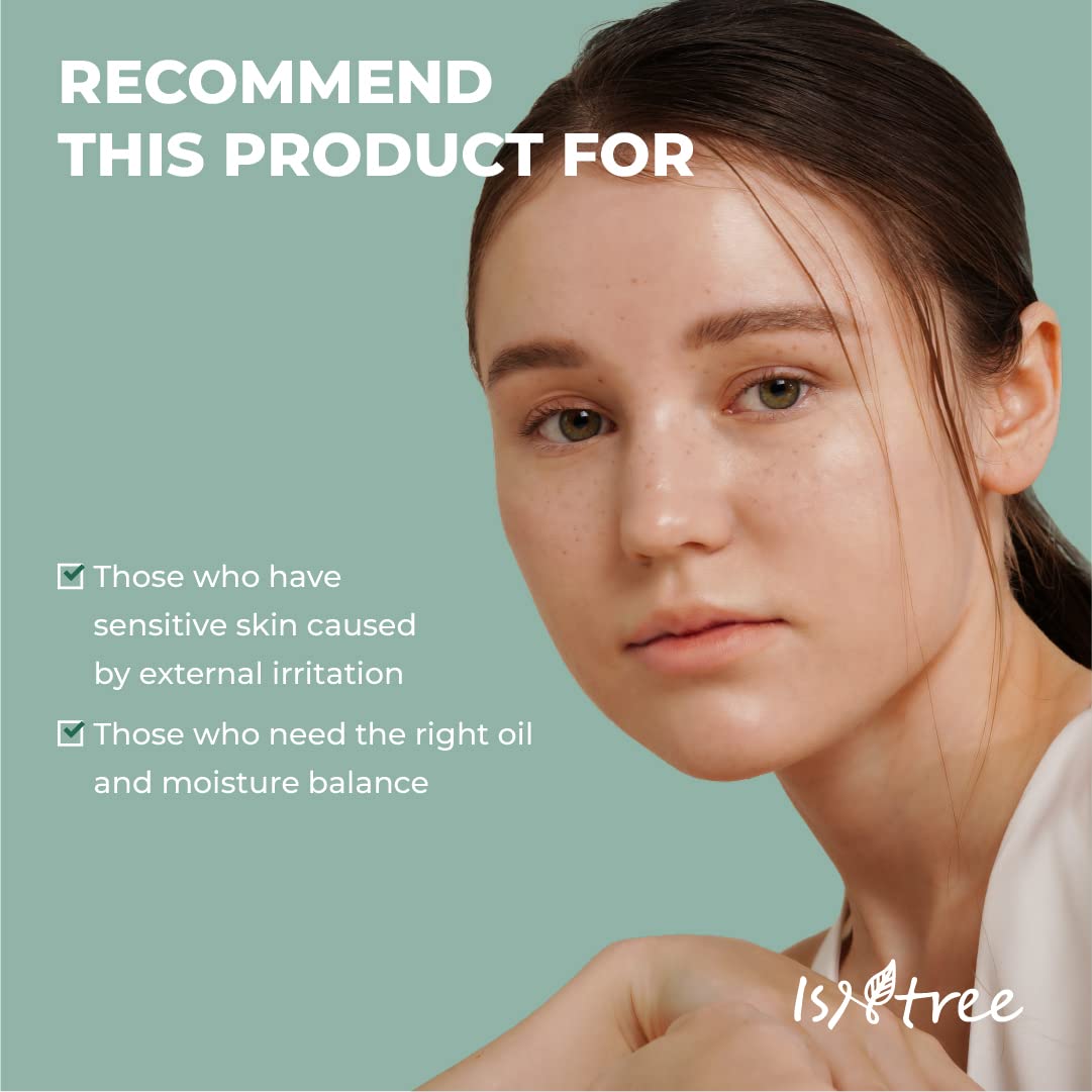 ISNTREE Mugwort calming cream 50ml 1.69 fl.oz | Soothes ensitive skin | Balances oil and moisture - Image 5