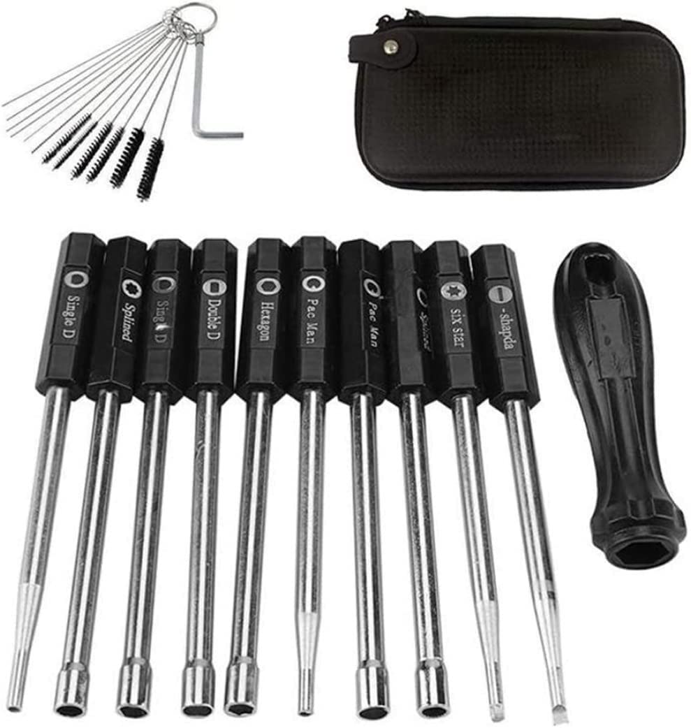 Tornillos de rosca, juego de tornillos, juego de destornilladores for carburador, juego de herramientas de ajuste de carburador for cortadora de césped ajustable con chorro de suciedad ajustable con e