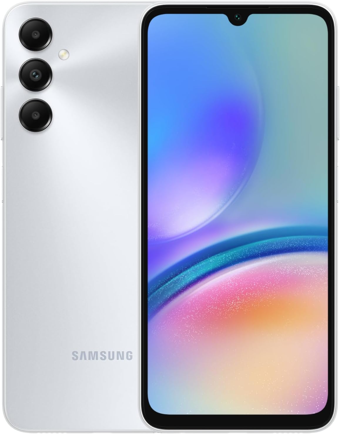Samsung Galaxy A05s, Android Smartphone, Dual SIM Mobile Phone, LTE, 4GB RAM, 128GB Storage, Silver (UAE Version)