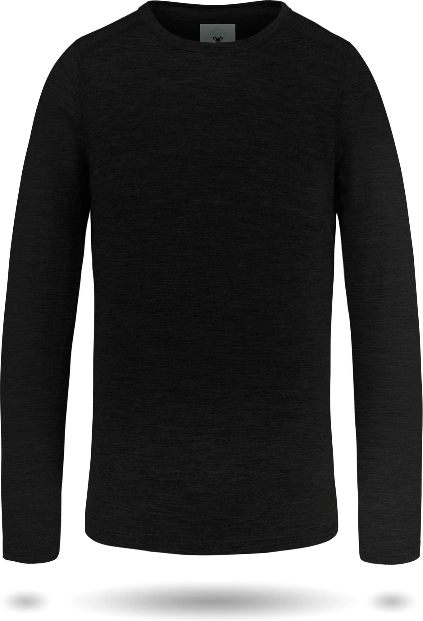 normani Kinder Merino Thermounterwäsche aus 100% Bio-Merinowolle Sportunterwäsche Ski-Funktionsunterwäsche Winter Ski-Set Langarmshirt und Unterhose für Jungen und Mädchen