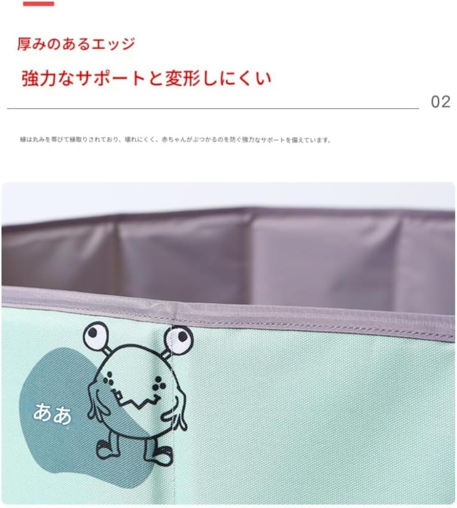 Vinebeautiful育児時空を拡張する折り畳み基地｜パタンと折り畳めばベッド下収納。激しい飛び込みも吸収する分子衝撃緩衝設計。