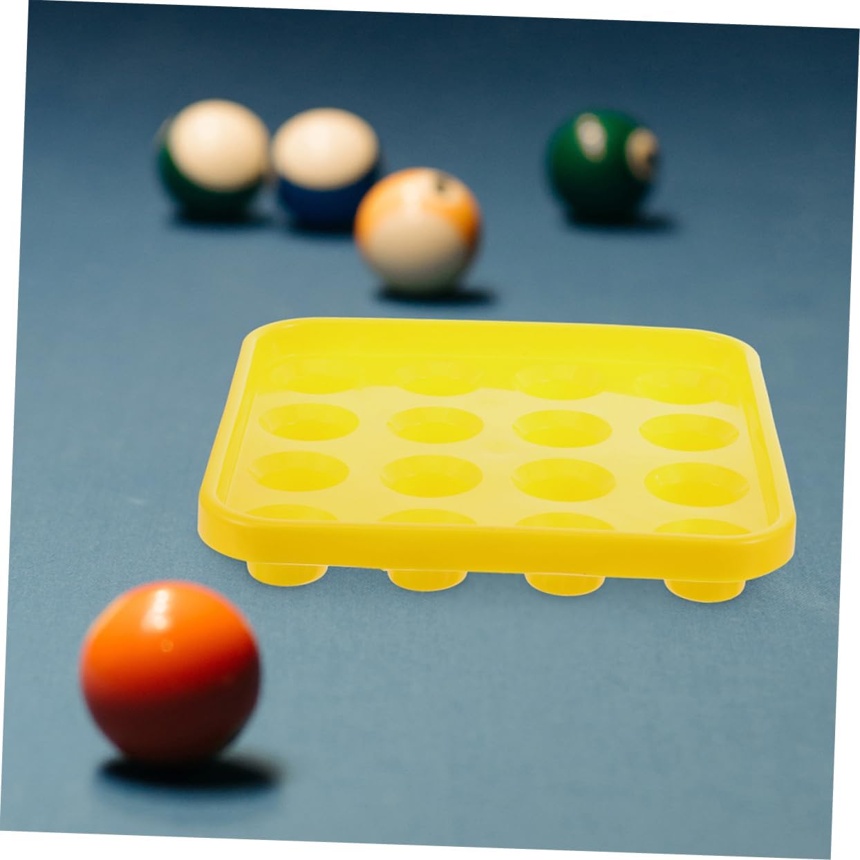 2pcs Billiard Ball Rack Plastic Snooker Ball Tray Billiards Tray for Organizing