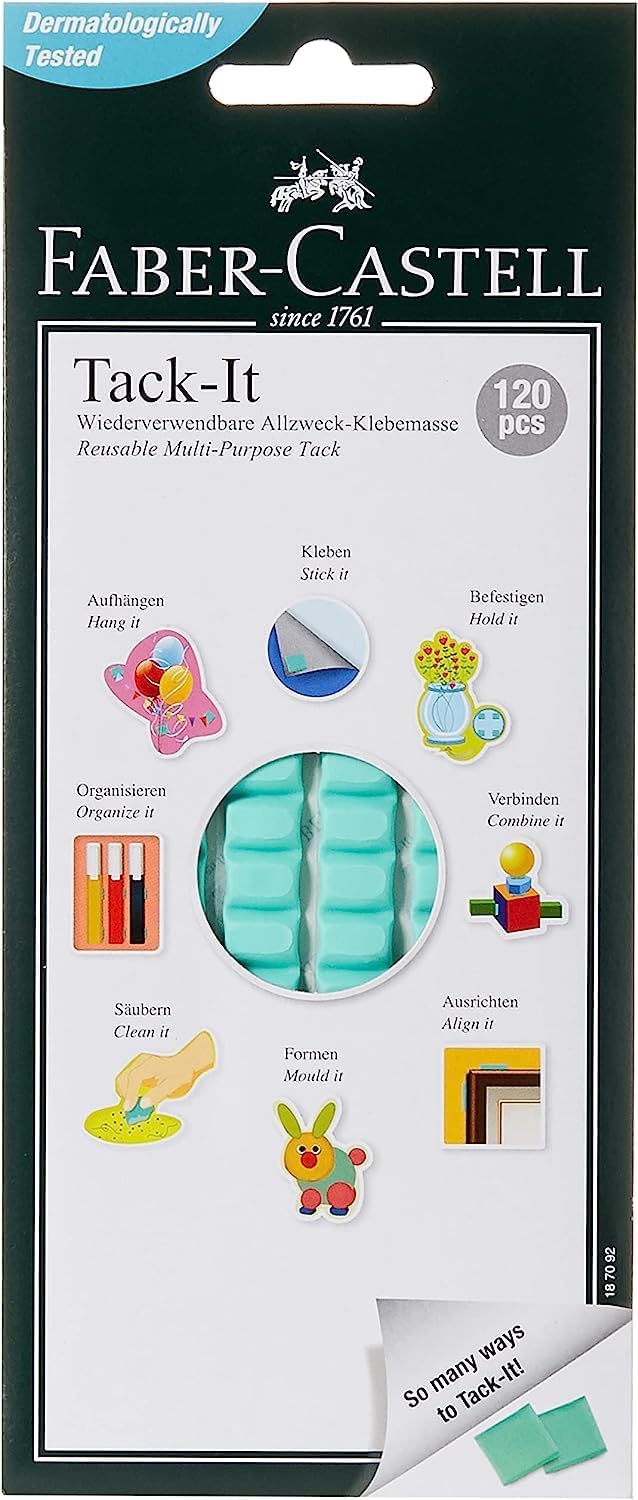 Faber Castell Tack-It Removable Adhesive, 75 g